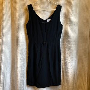 Genny - Italian Black Shift Dress Size 12